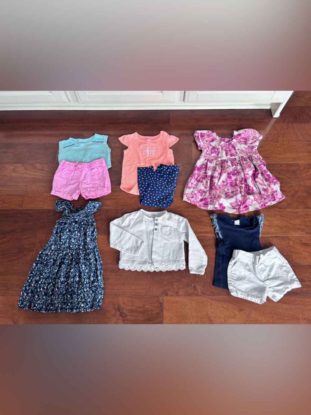 Toddler girls 24 months 2T bundle clothes clothing summer lot